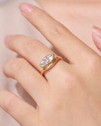 Arc Bezel Ring