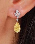 Solara Drop Lab Diamond Earrings