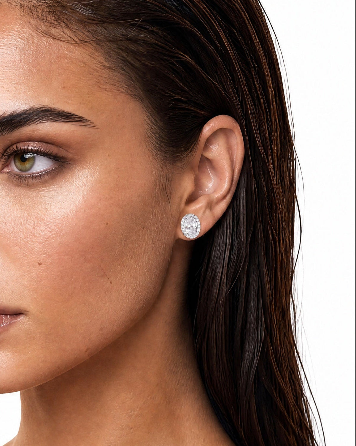 The Belle Oval Studs