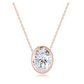 The Aura Oval Bezel Necklace
