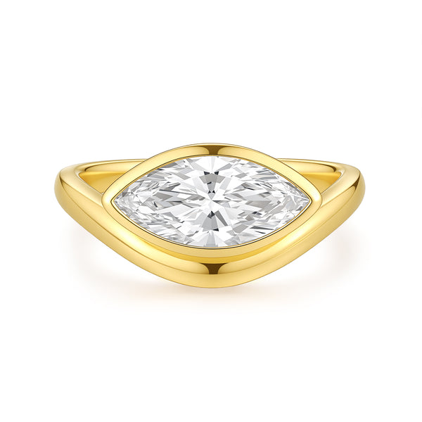 Arc Bezel Ring