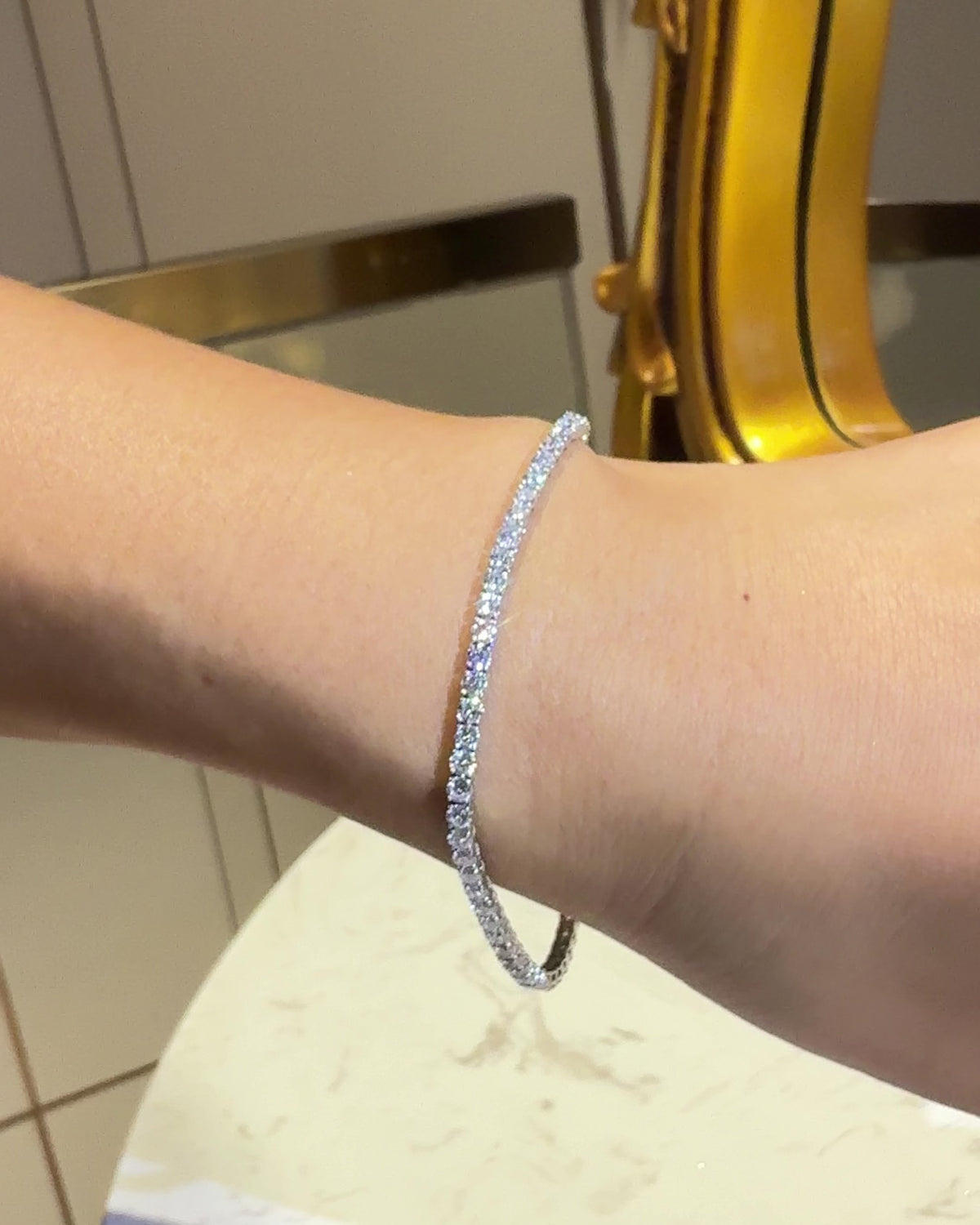 The Titan Round Line 3.5 Carat Bracelet